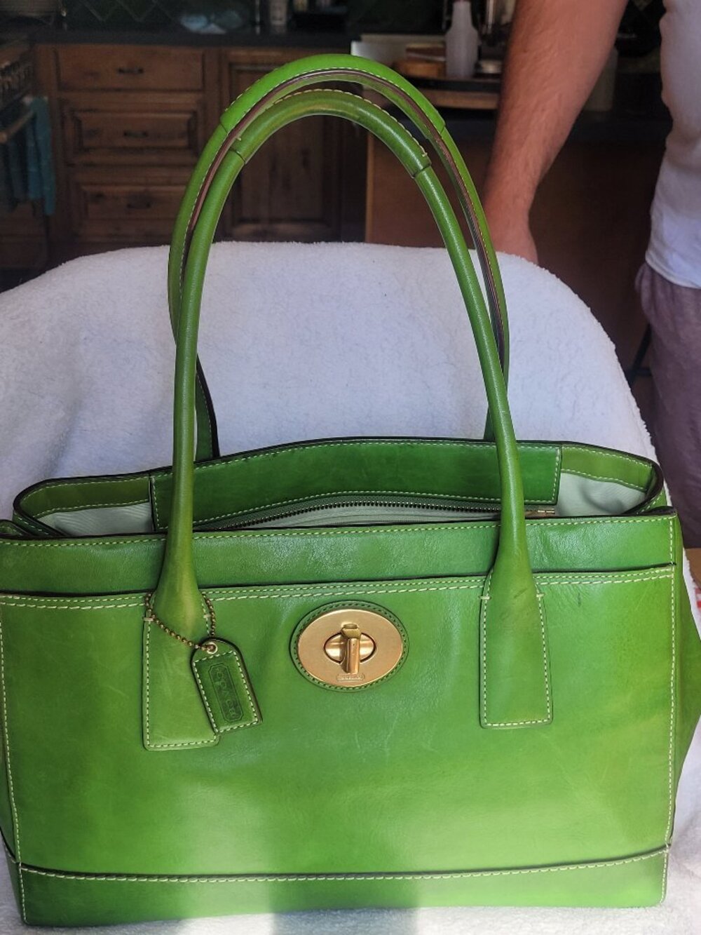 Coach Hamptons Madeline tote Green